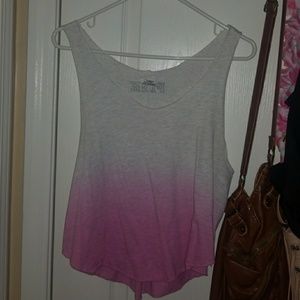 pink brand cropped tank
